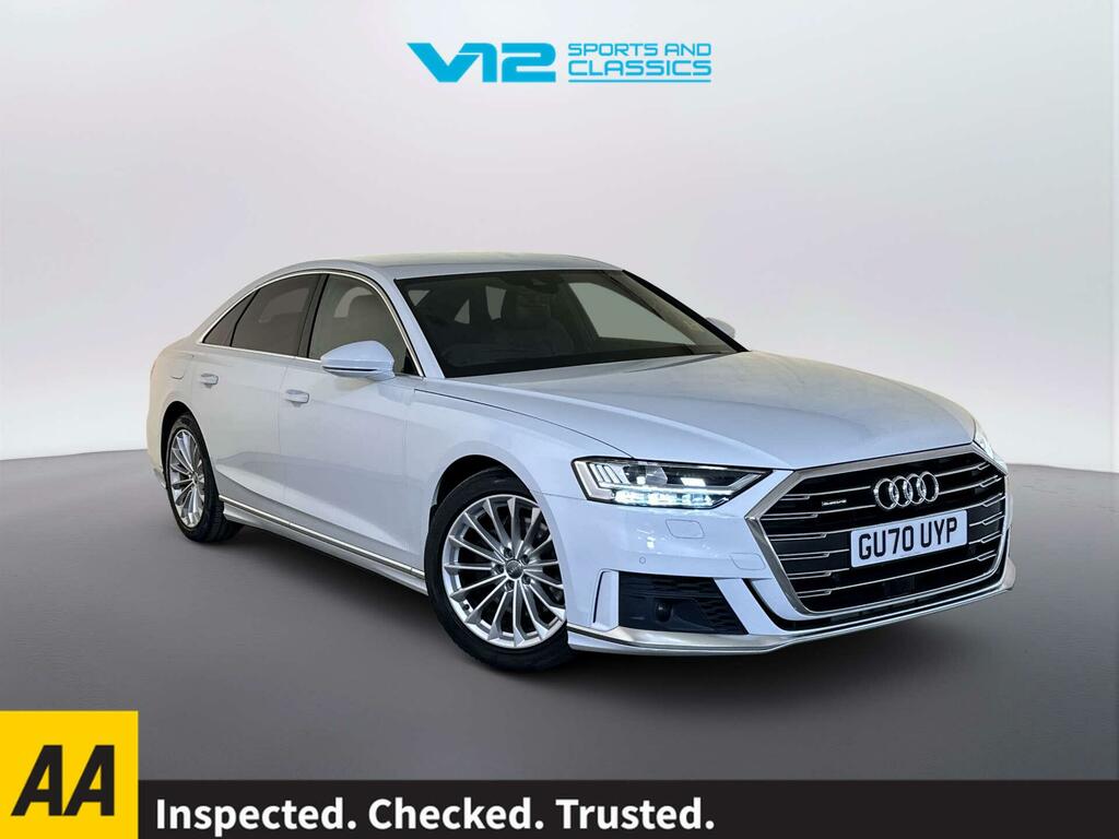 Audi A8 3.0 Tdi V6 50 S Line Saloon Tiptronic Q White