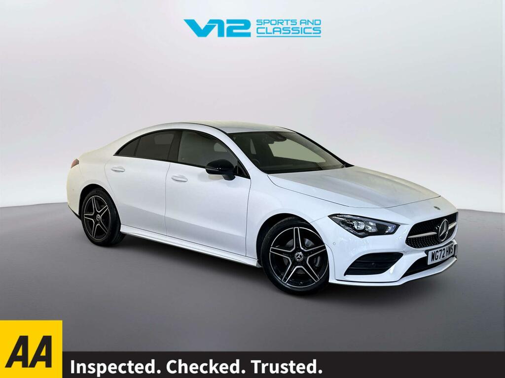 Mercedes-Benz CLA Class 1.3 Cla180 Amg Line Executive Coupe 7 White