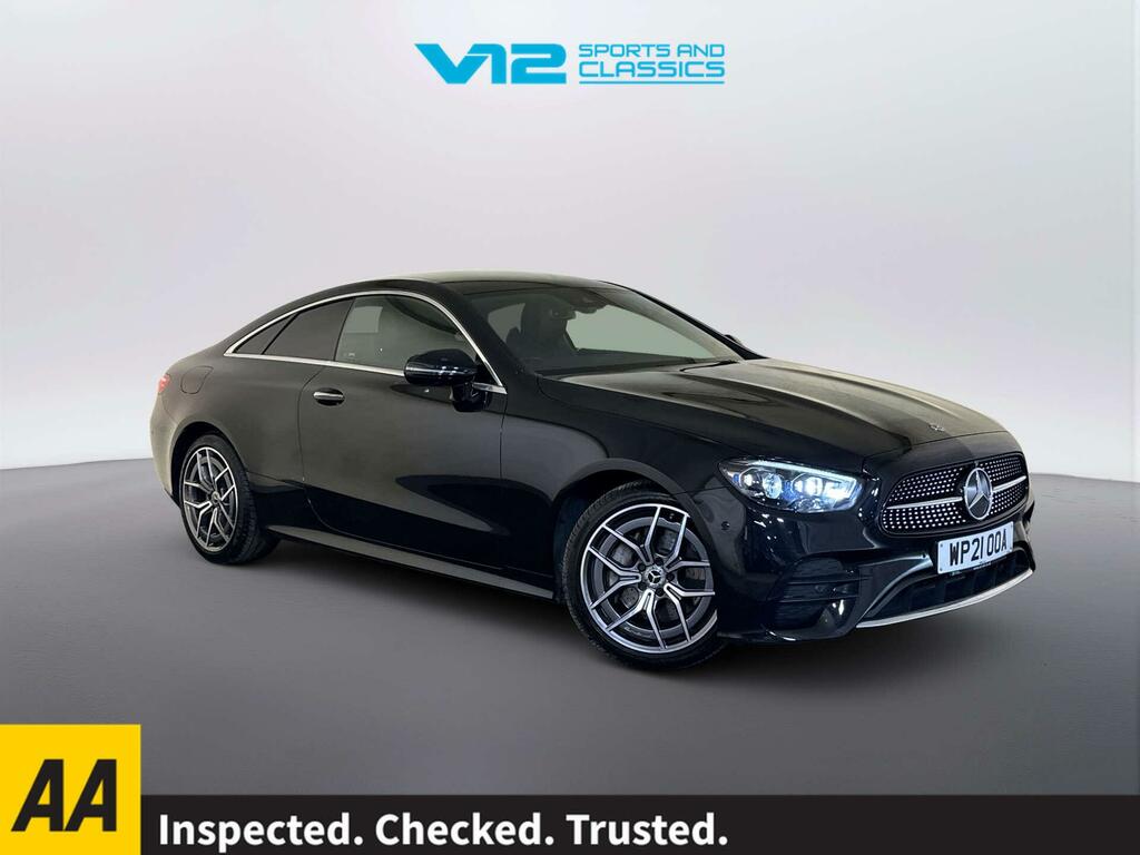 Mercedes-Benz E Class 2.0 E220d Amg Line Premium Coupe G-tr Black