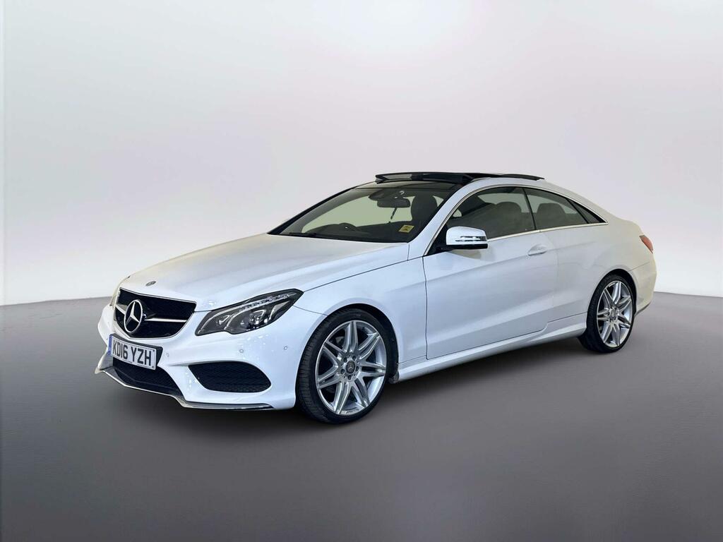 Mercedes-Benz E Class 2.1 E220d Amg Line Edition Coupe G-tron White #4