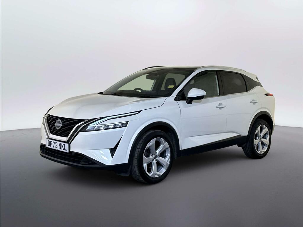 Nissan Qashqai 1.3 Dig-t Mhev Tekna Suv Hybrid Xtron E White #4