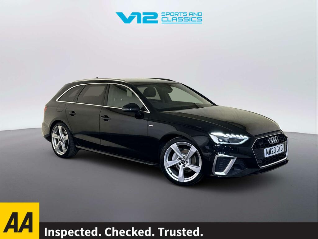 Audi A4 Avant 2.0 Tdi 40 S Line Estate S Tronic Quatt Black