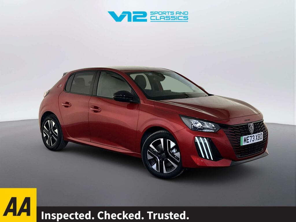 Peugeot e-208 50Kwh E-style Hatchback 7.4Kw C Red