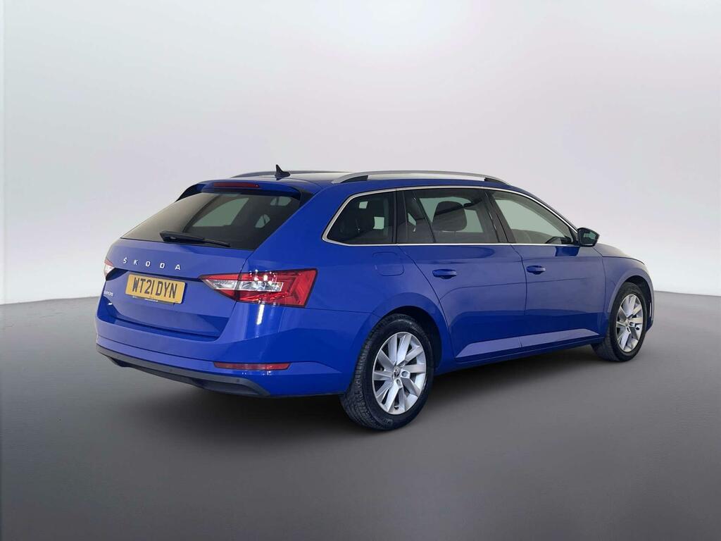 Skoda Superb Se Technology Blue #8