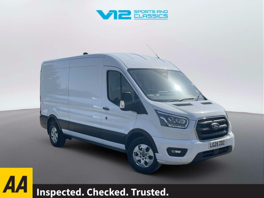 Ford Transit Custom 2.0 350 Ecoblue Limited Panel Van Manua White