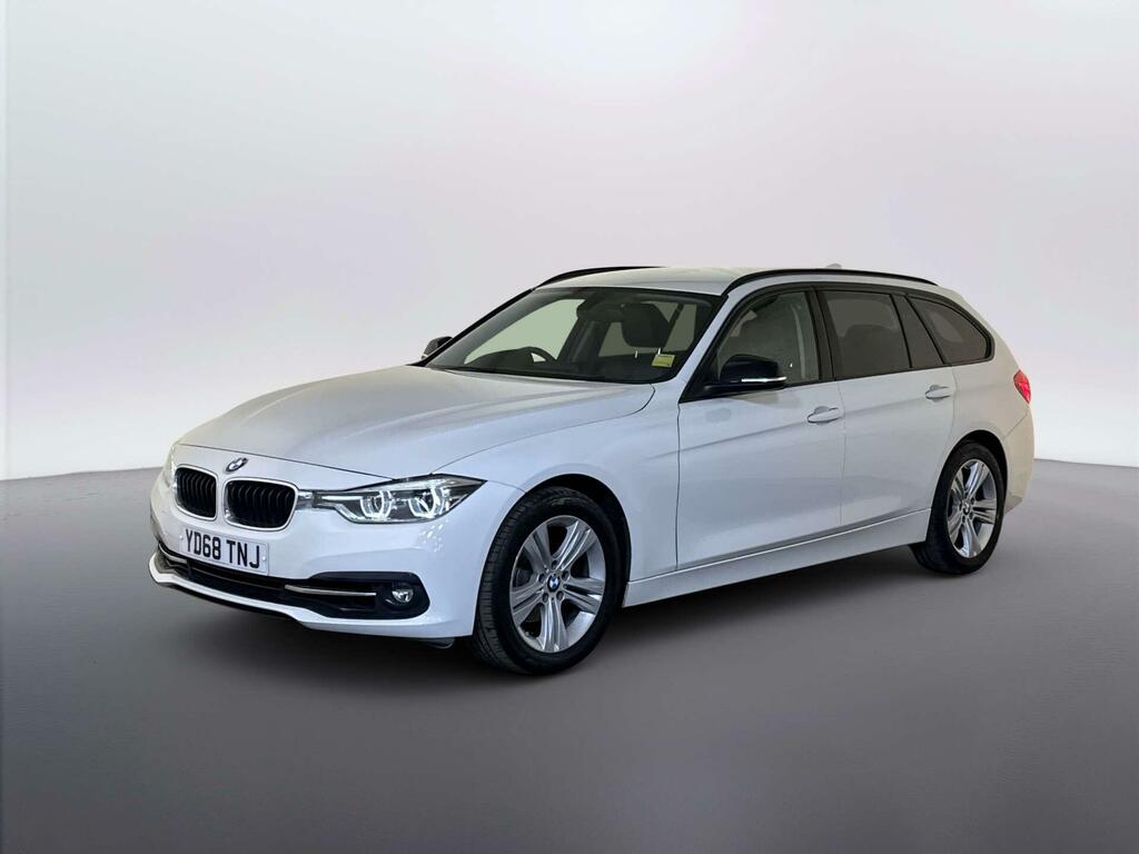 BMW 3 Series Saloon White #4