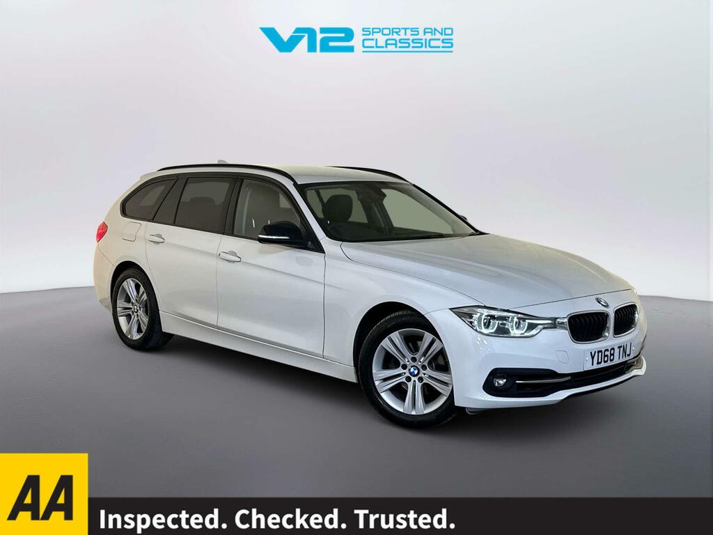 BMW 3 Series Saloon White #1