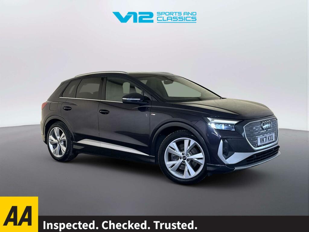 Audi Q4 E Tron 40 S Line Suv 82Kwh 204 Ps Purple
