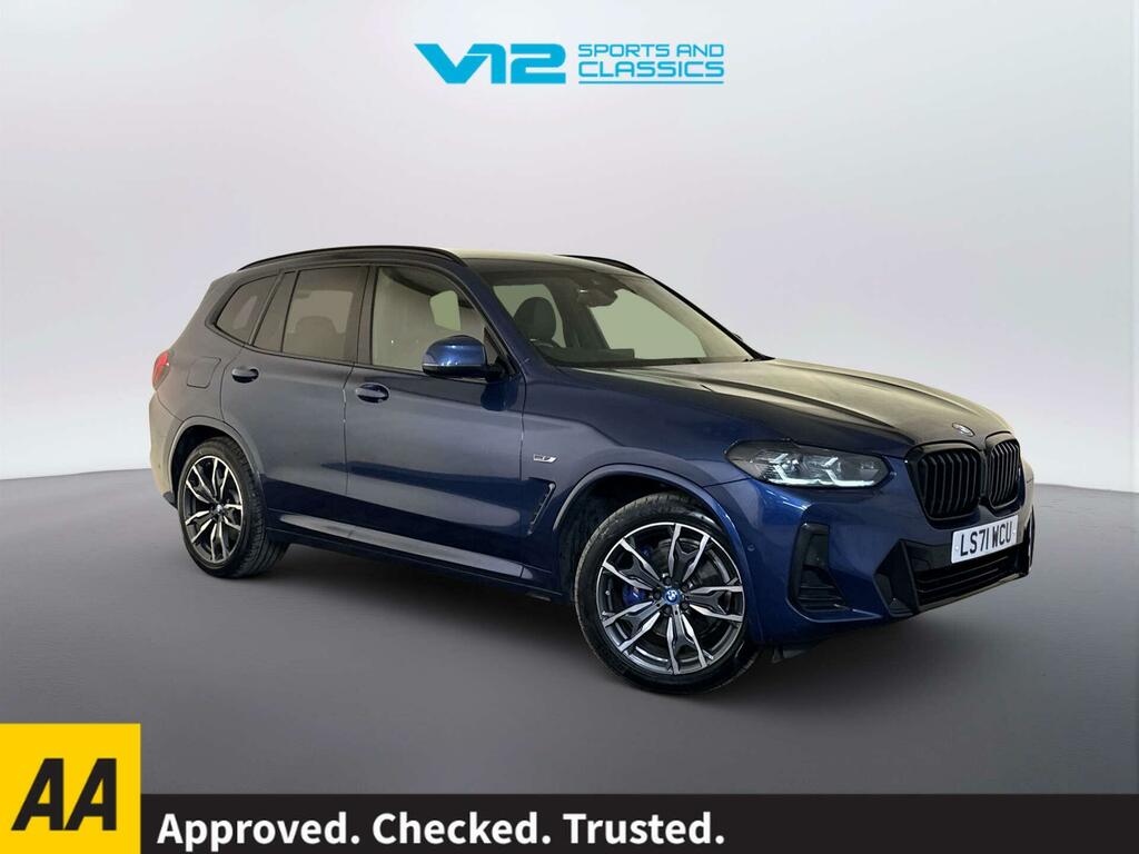 BMW X3 2.0 30E 12Kwh M Sport Suv Plug-in Hybri Blue