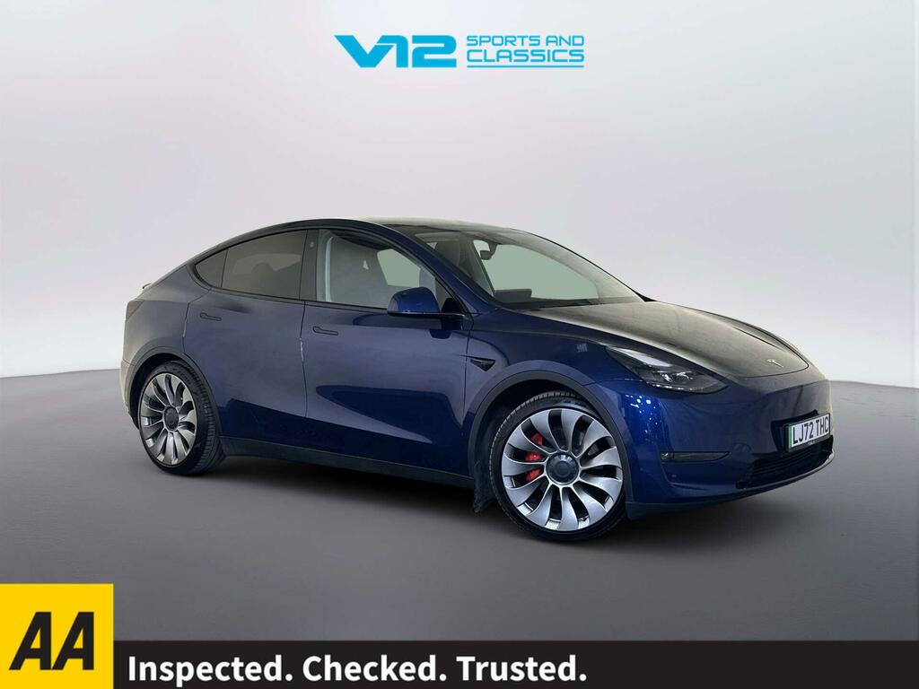 Tesla Model Y Dual Motor Performance Suv 4Wd Blue