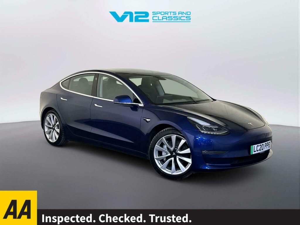 Tesla Model 3 Dual Motor Long Range Saloon 4 Blue