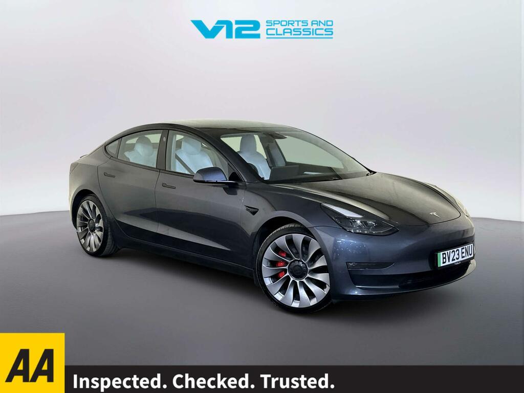 Tesla Model 3 Dual Motor Performance Saloon Grey