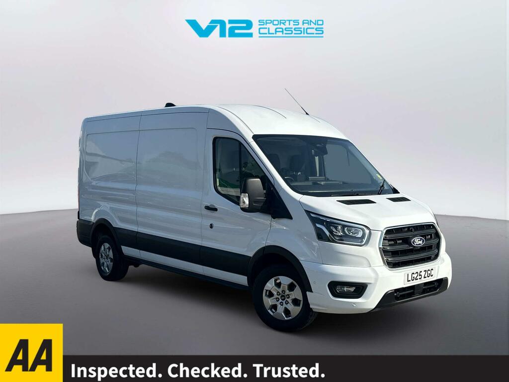 Ford Transit Custom 2.0 350 Ecoblue Limited Panel Van Manua White