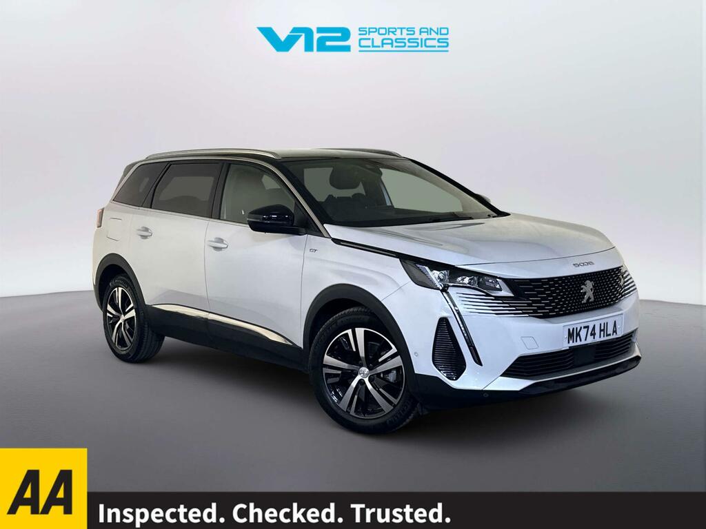 Peugeot 5008 1.2 Gt Suv Hybrid E-dsc6 Euro 6 Ss White