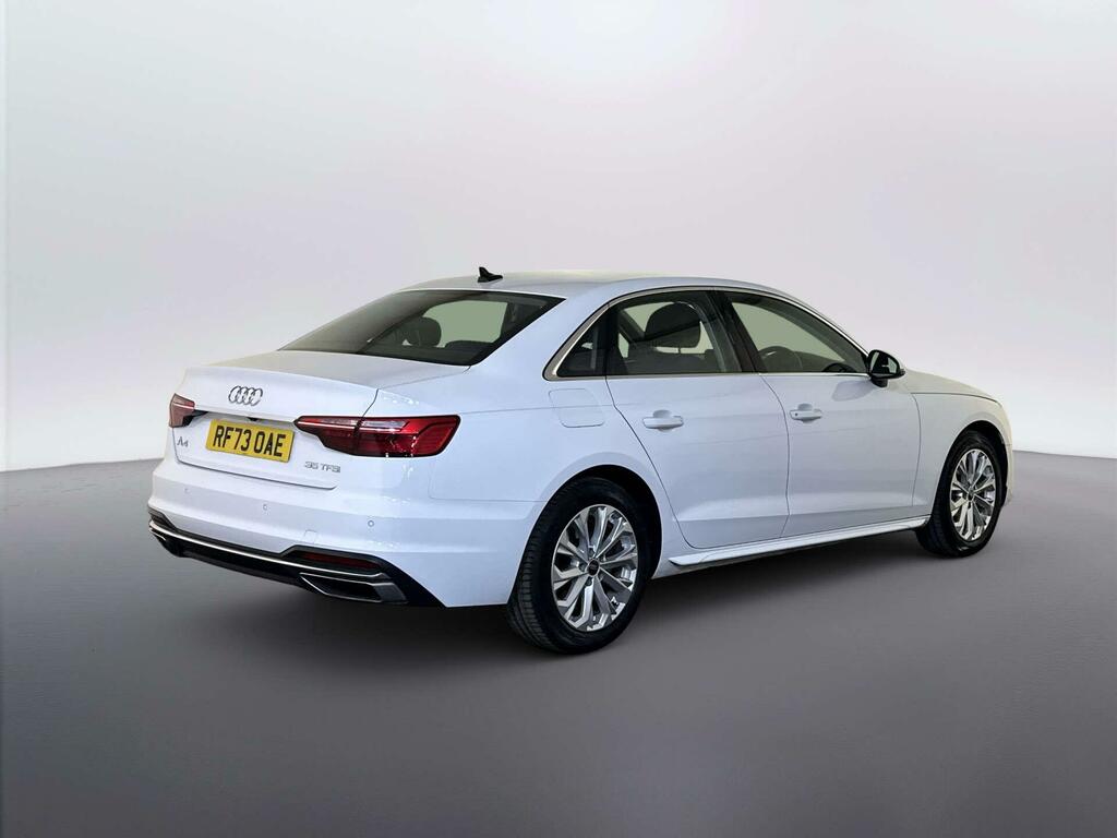 Audi A4 2.0 Tfsi 35 Black Edition Saloon S Tron White #8