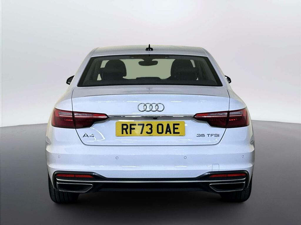 Audi A4 2.0 Tfsi 35 Black Edition Saloon S Tron White #7