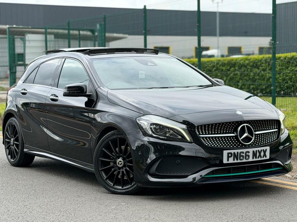 Mercedes-Benz A Class Hatchback 2.1 A220d Motorsport Edition Premium 7 PN66NXX Black