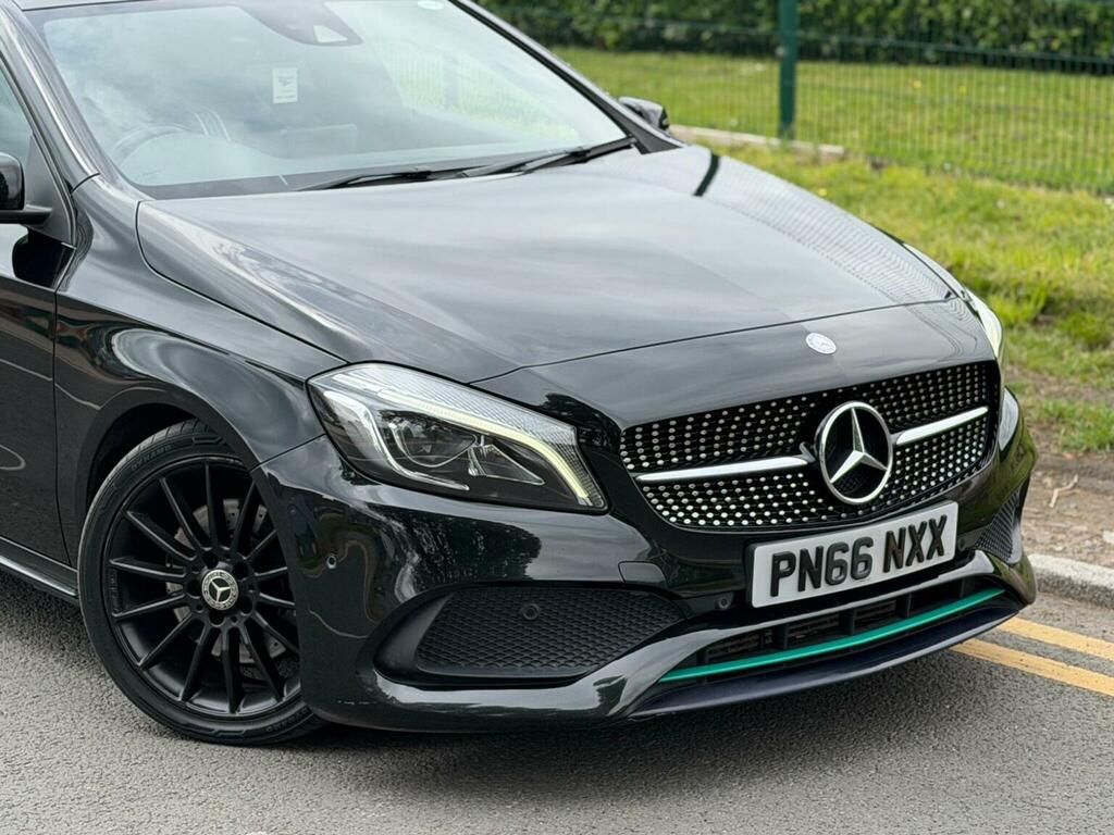 Mercedes-Benz A Class Hatchback 2.1 A220d Motorsport Edition Premium 7 PN66NXX Black #3