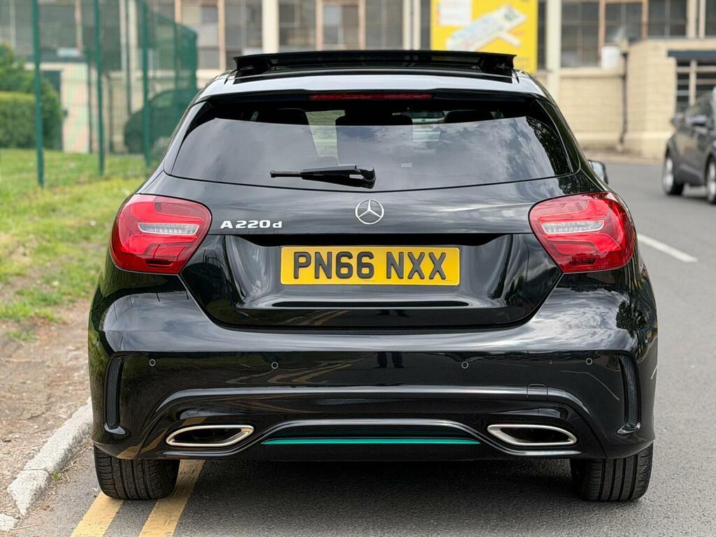 Mercedes-Benz A Class Hatchback 2.1 A220d Motorsport Edition Premium 7 PN66NXX Black #6