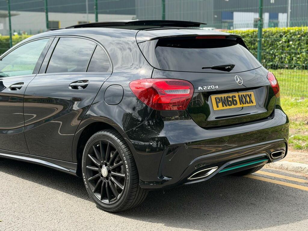Mercedes-Benz A Class Hatchback 2.1 A220d Motorsport Edition Premium 7 PN66NXX Black #5