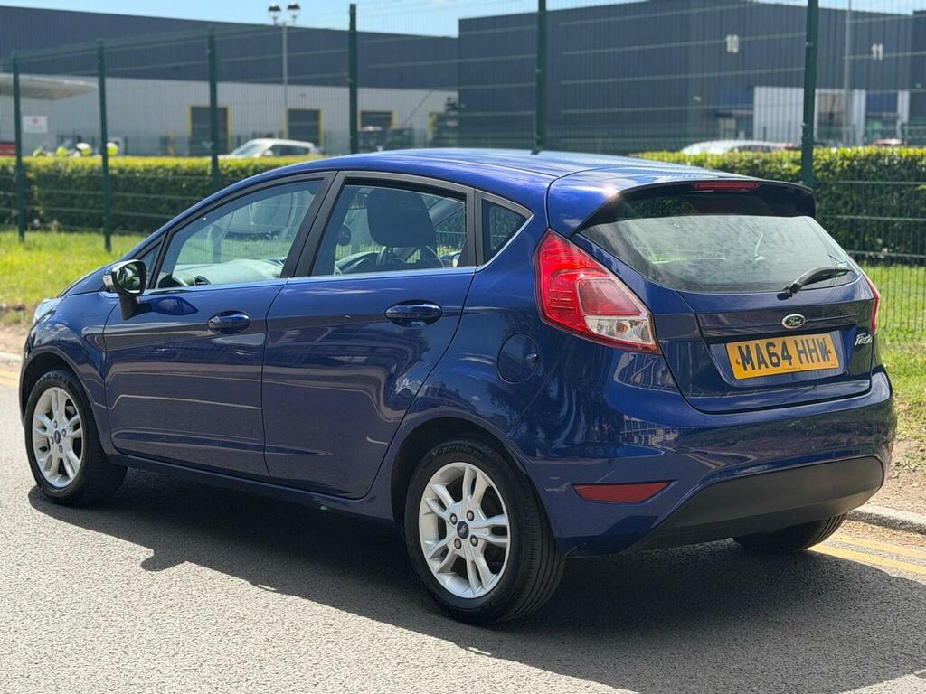 Ford Fiesta Hatchback 1.25 Zetec Euro 5 201464 MA64HHW Blue #4