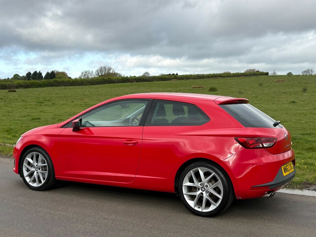 Seat Leon 2.0 Tdi Cr Fr Sport Coupe Euro 5 Ss WM63ZKC Red #3