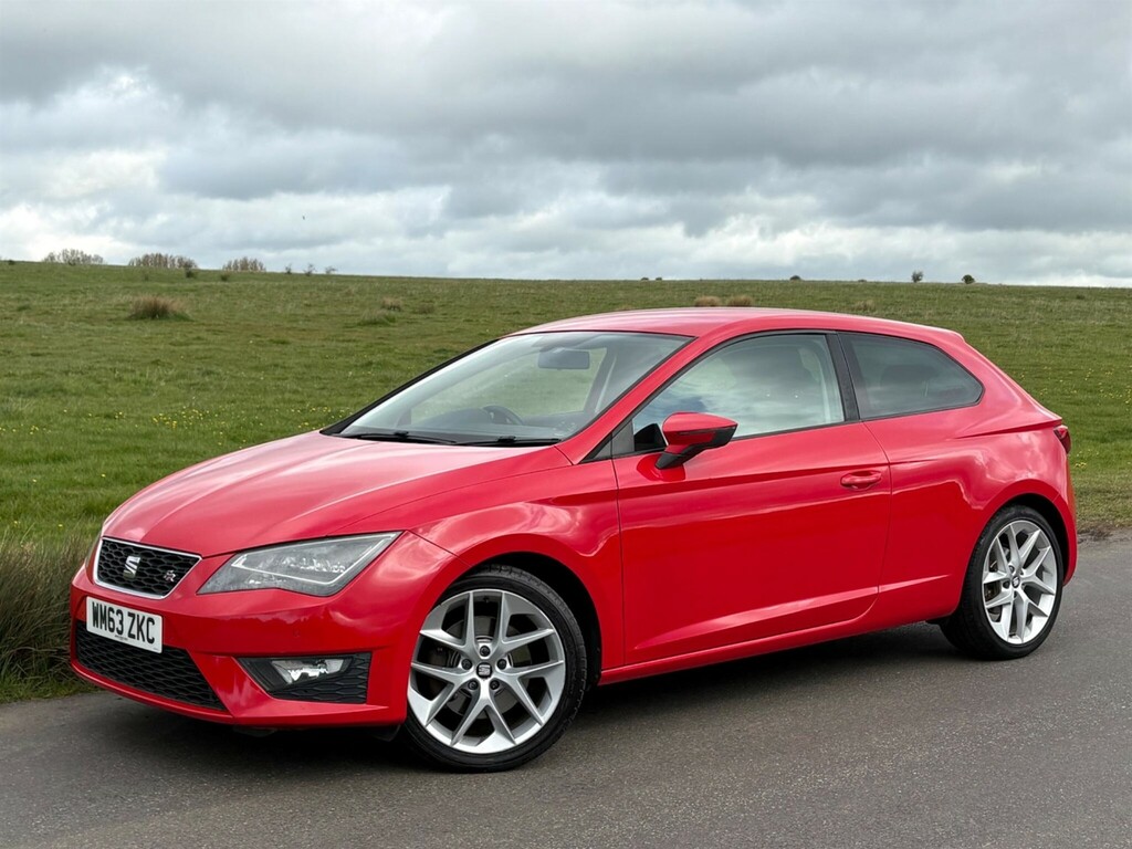 Seat Leon 2.0 Tdi Cr Fr Sport Coupe Euro 5 Ss WM63ZKC Red #2