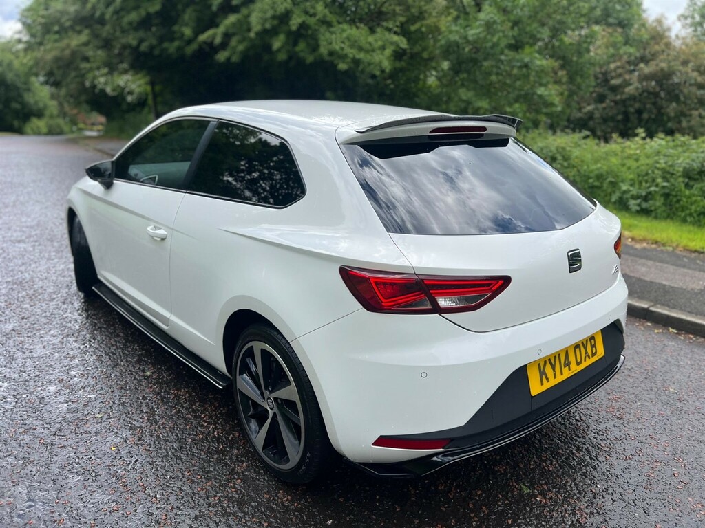 Seat Leon 1.6 Tdi Cr Se Euro 5 Ss White #9