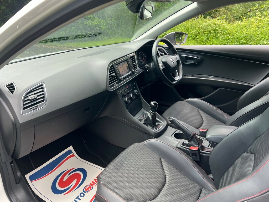 Seat Leon 1.6 Tdi Cr Se Euro 5 Ss White #20