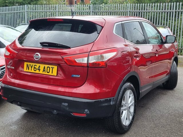 Nissan Qashqai 1.5 Dci Acenta Premium Suv 2Wd E NY64AOT Red #6