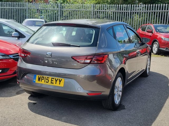 Seat Leon 1.6 Tdi Cr Se Hatchback Dsg Euro 5 S S WP15EYY Grey #6