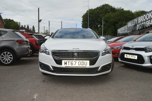Peugeot 508 SW 1.6 Bluehdi Gt Line Estate Euro 6 White #3