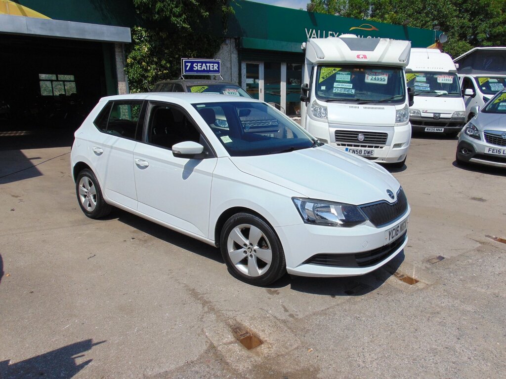 Skoda Fabia 1.4 Tdi Se Hatchback Euro 6 Ss White
