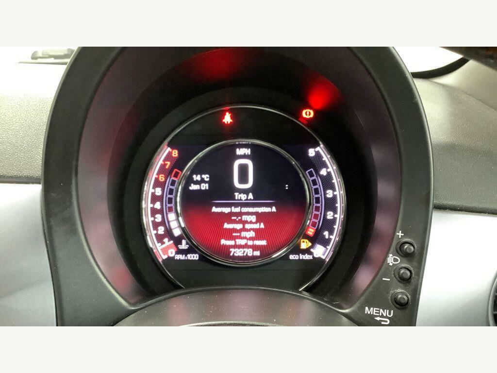 Fiat 500 Hatchback White #10