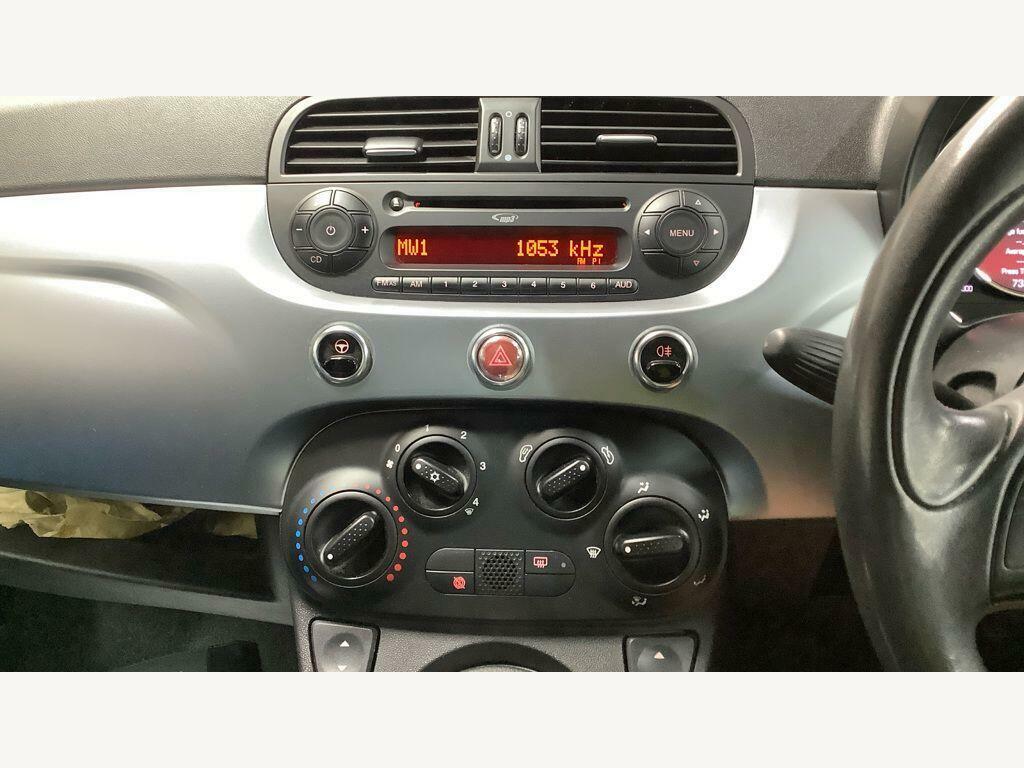 Fiat 500 Hatchback White #12