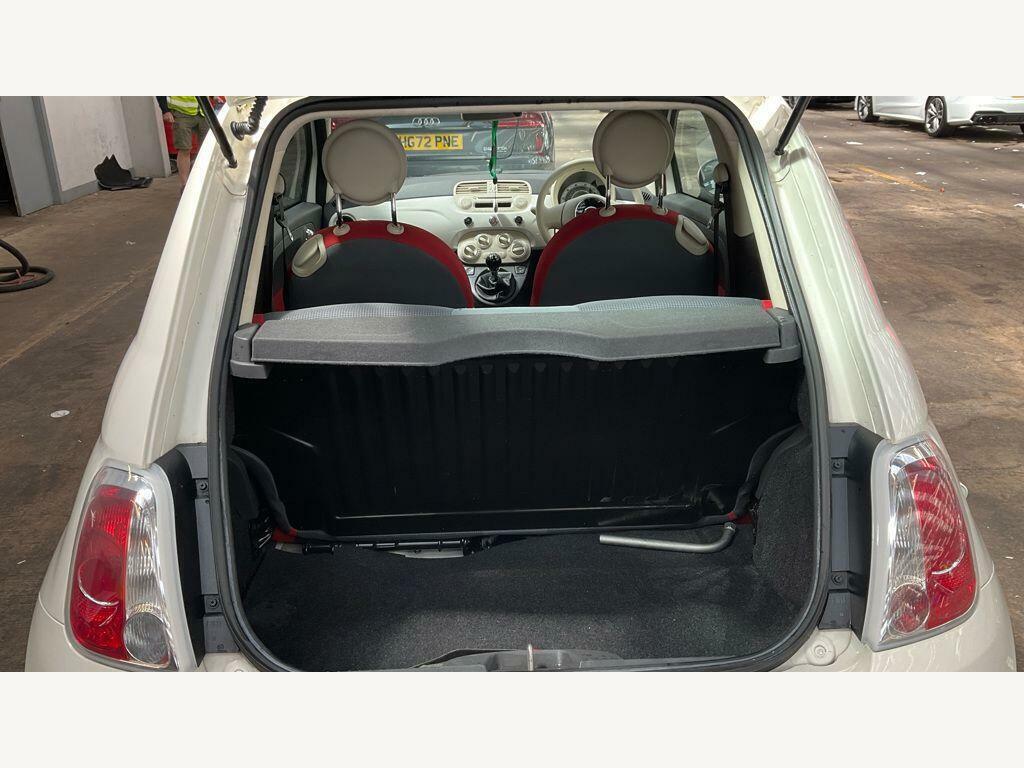 Fiat 500 Lounge White #9