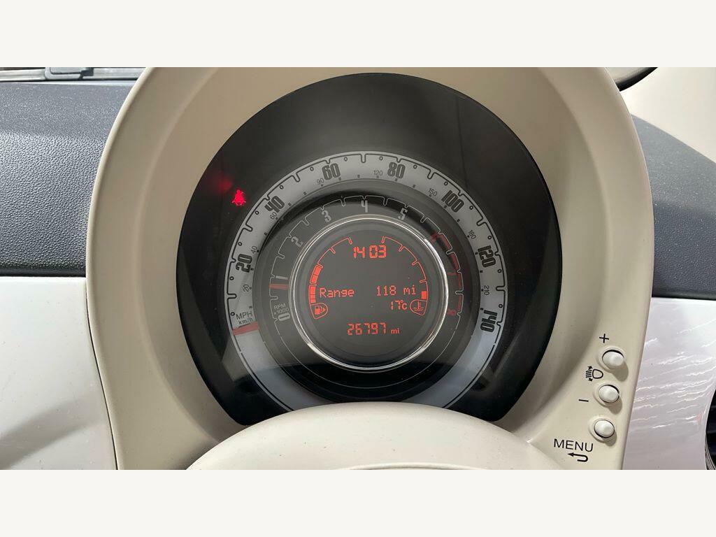 Fiat 500 Lounge White #11