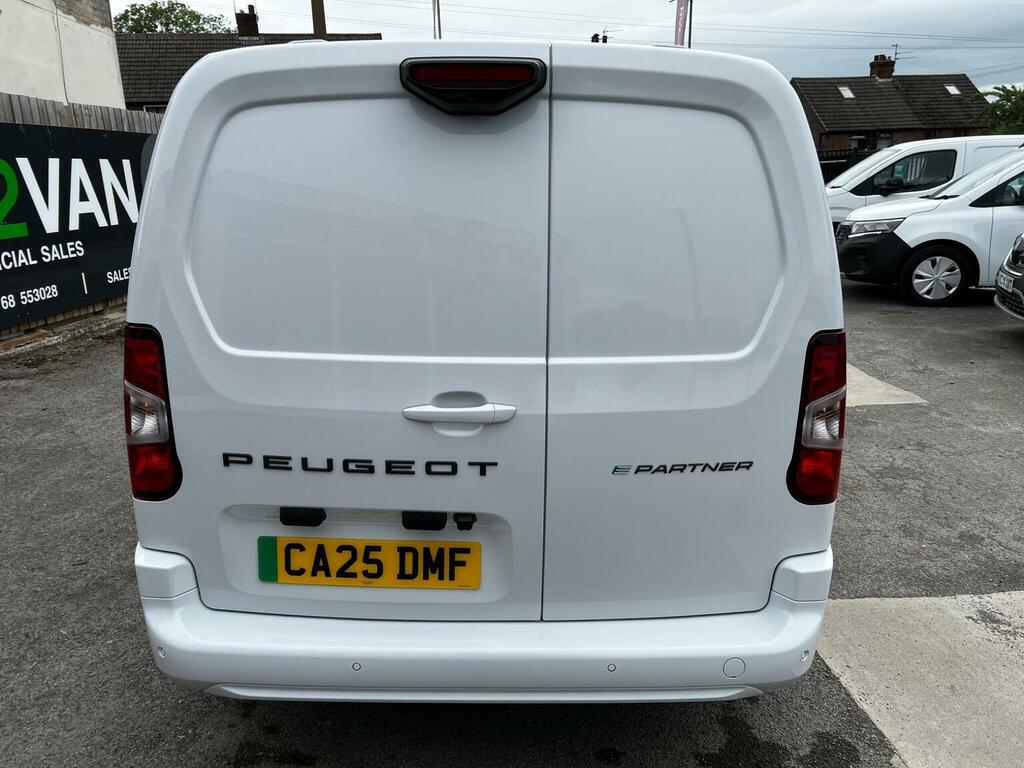 Peugeot E-Partner Panel Van 750 52Kwh Asphalt Long Panel Van Lw White #7
