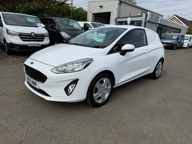 Ford Fiesta Tdci Car Derived Van White
