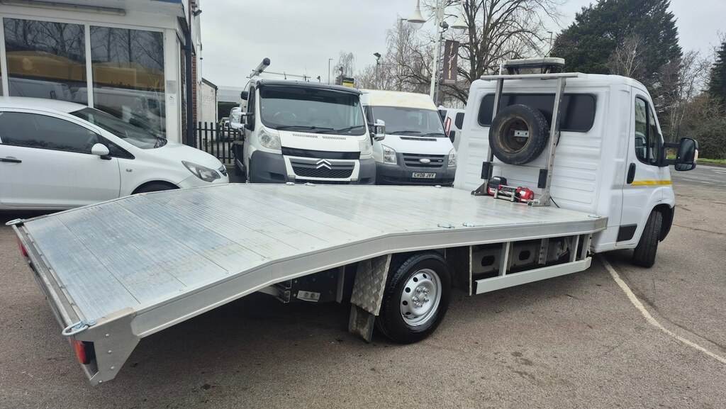 Peugeot Boxer Recovery Truck. Car Transporter NX71AXW White #2