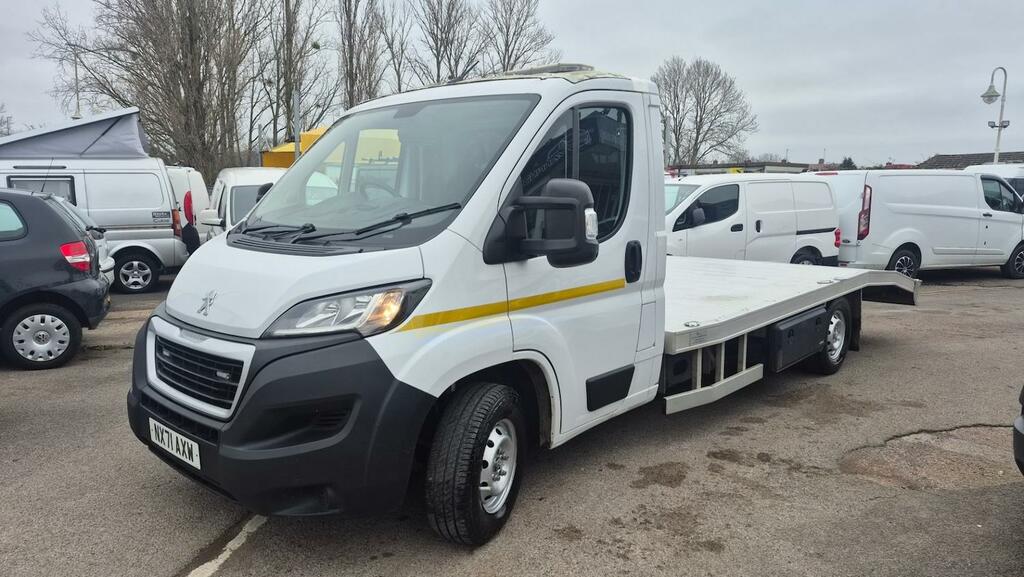 Peugeot Boxer Recovery Truck. Car Transporter NX71AXW White #3