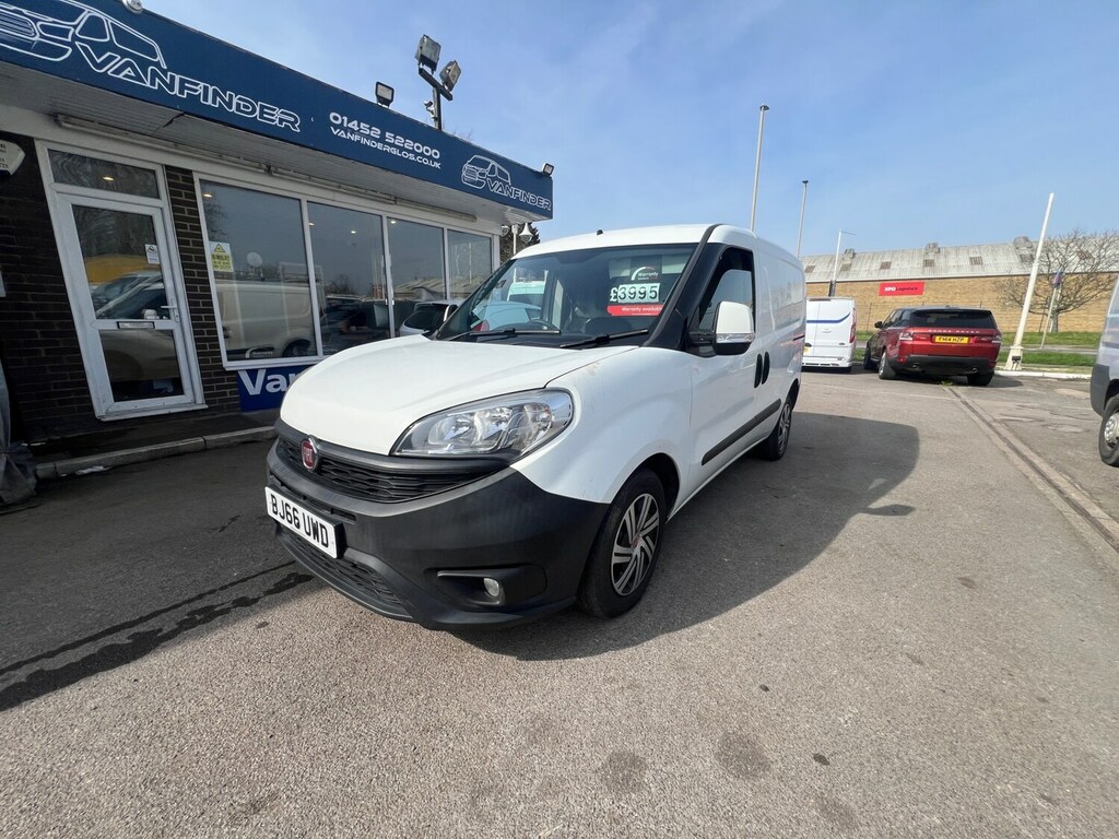Fiat Doblo 1.3 Multijet 16V Sx Van Start Stop White #6