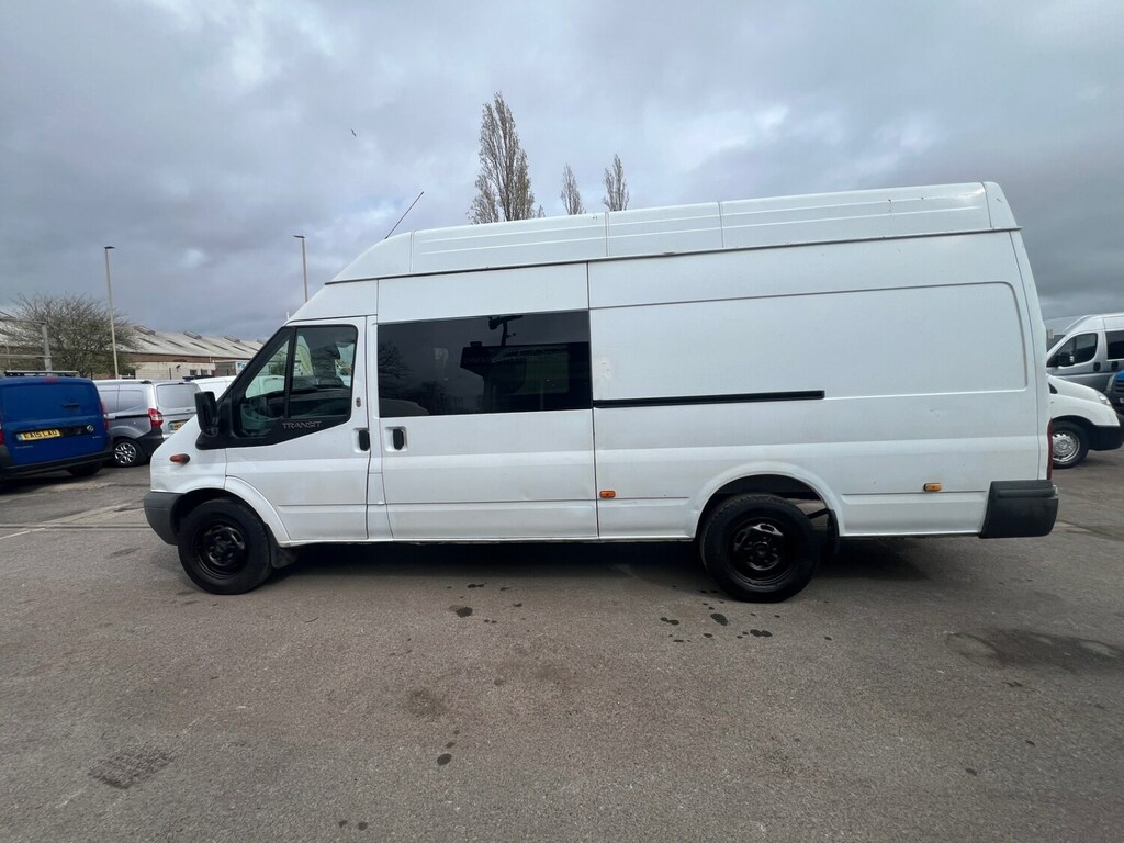 Ford Transit Custom Hroof Jumbo Van Tdci 125Ps Srw BD63NZE White #2