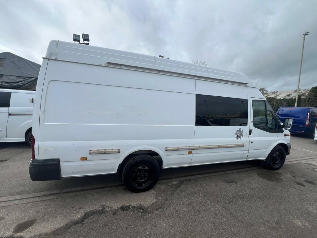 Ford Transit Custom Hroof Jumbo Van Tdci 125Ps Srw White