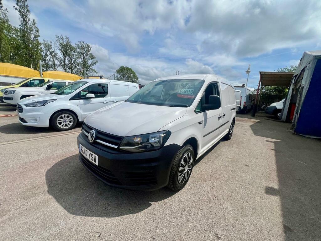 Volkswagen Caddy Maxi 2.0 Tdi Bluemotion Tech 102Ps Startline Van GJ17YSW White #2
