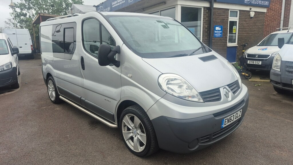 Renault Trafic Sl27dci 115 Sport Sat Nav Van Euro 5 Silver