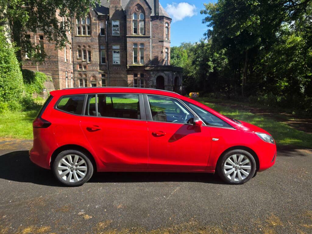 Vauxhall Zafira Tourer 1.4I Turbo Design Euro 6 PX16ZDK Red #4