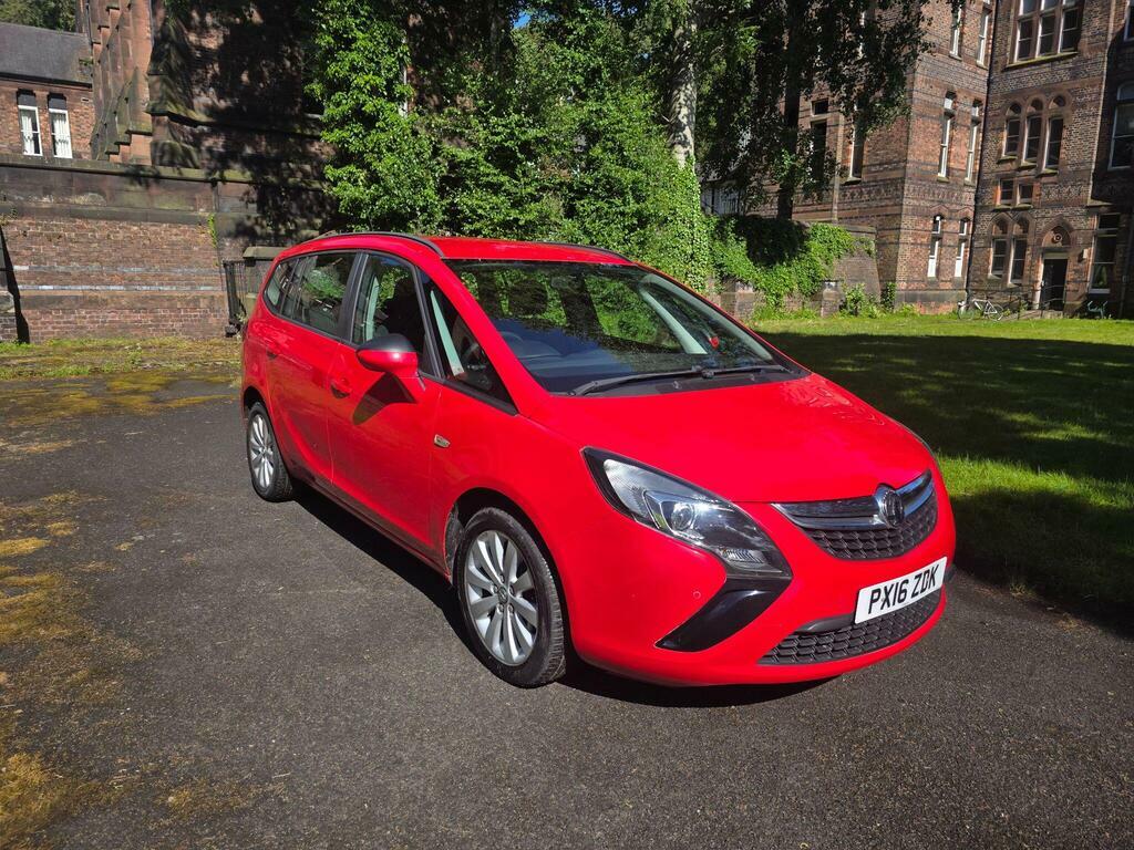 Vauxhall Zafira Tourer 1.4I Turbo Design Euro 6 PX16ZDK Red #5