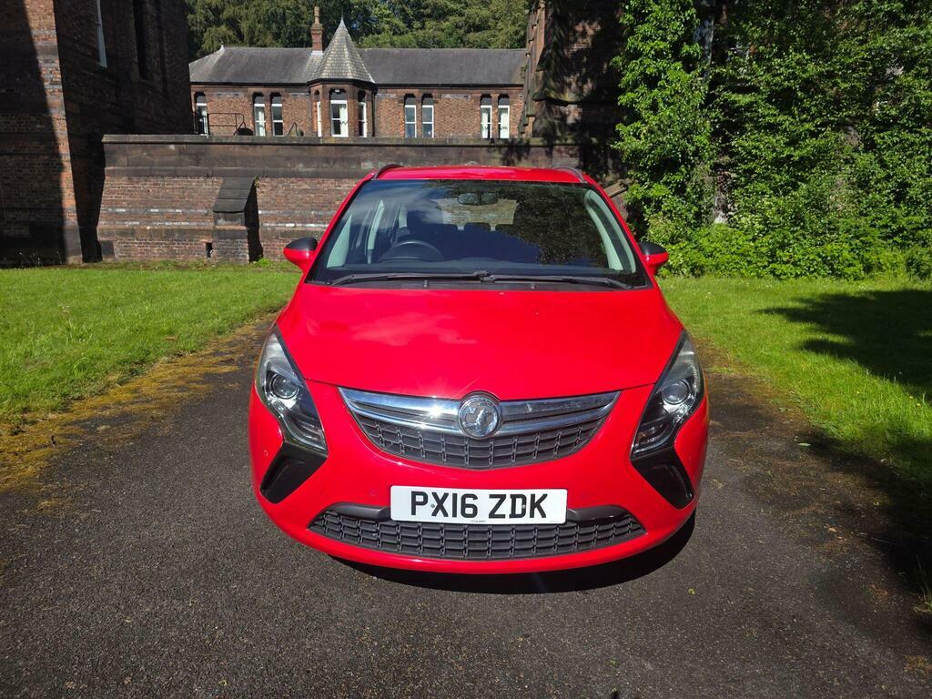 Vauxhall Zafira Tourer 1.4I Turbo Design Euro 6 PX16ZDK Red #2