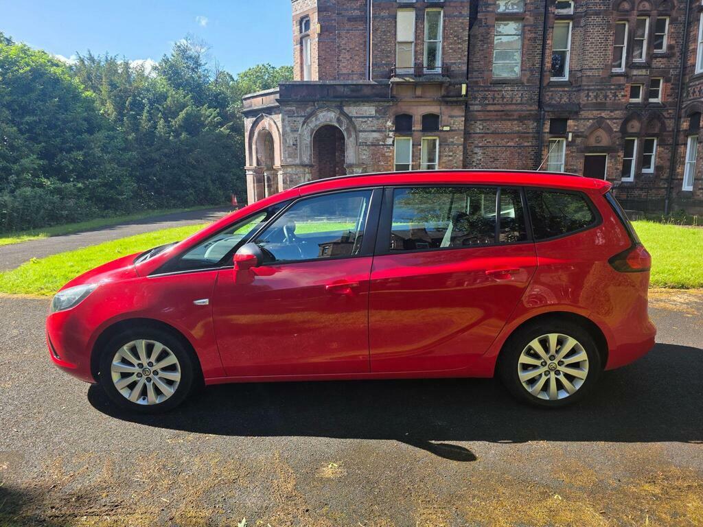 Vauxhall Zafira Tourer 1.4I Turbo Design Euro 6 PX16ZDK Red #6